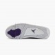 Jordan 4 Retro 'Purple Metallic' White/Court Purple/Metallic Silver
