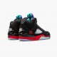 Jordan 5 Retro 'Top 3' Black/Fire Red/Grape Ice/New Emerald